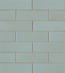 Bedrosians Zenia 2" x 6" Matte Porcelain Floor & Wall Mosaic in Orion | Item Code DECZENORI26MMO