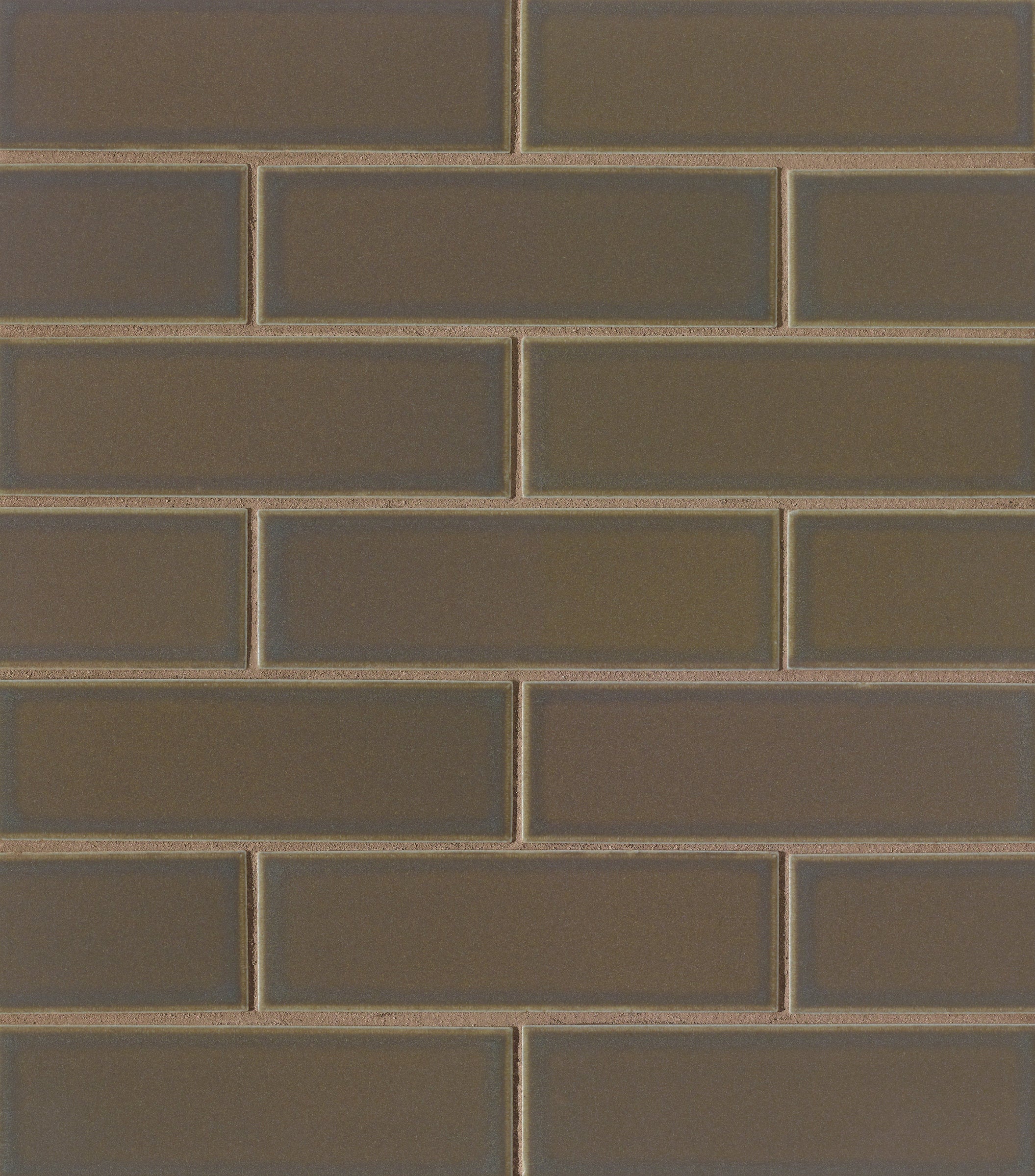 Bedrosians Zenia 2" x 6" Matte Porcelain Floor & Wall Mosaic in Umbra | Item Code DECZENUMB26MMO