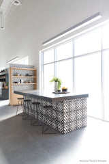 Bedrosians Magnifica The Thirties 30" x 30" - 8mm Honed Porcelain Tile in Cementi | Item Code DOLMAGCEM3030-8H