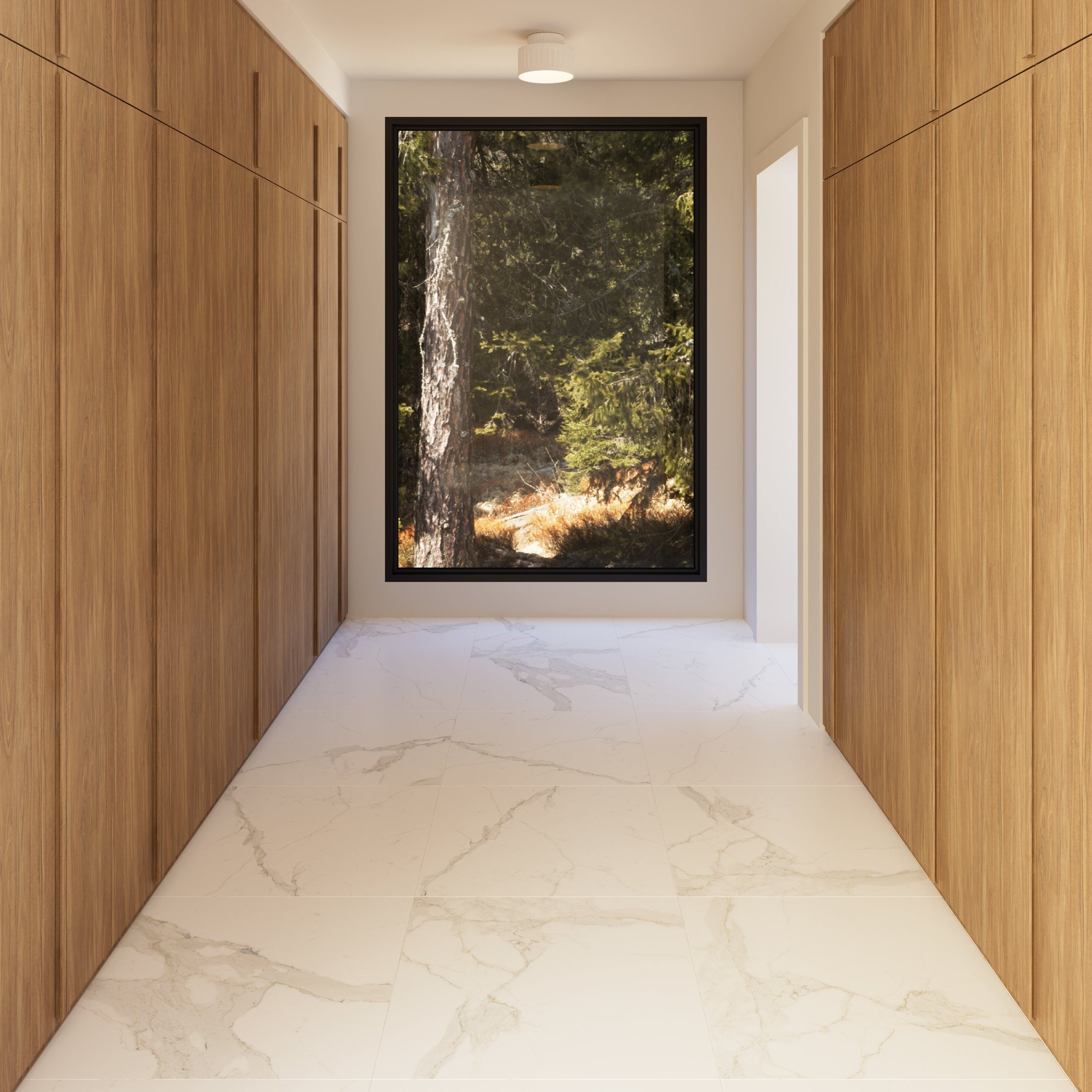 Bedrosians Magnifica The Thirties 30" x 30" - 8mm Honed Porcelain Tile in Calacatta Super White | Item Code DOLMAGCAL3030-8H