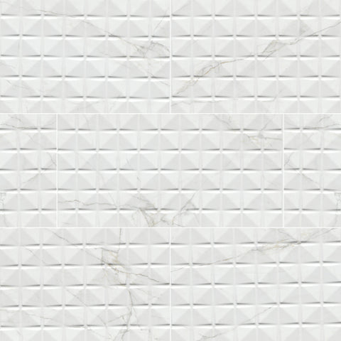 DYMO CALACATTA CHEX WHITE-12X24