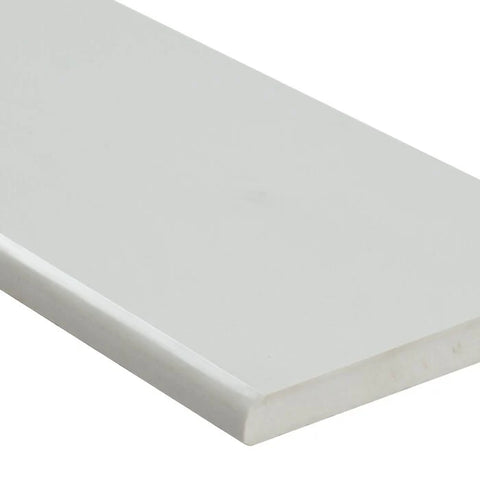 WHITE MATTE 4X24 BULLNOSE