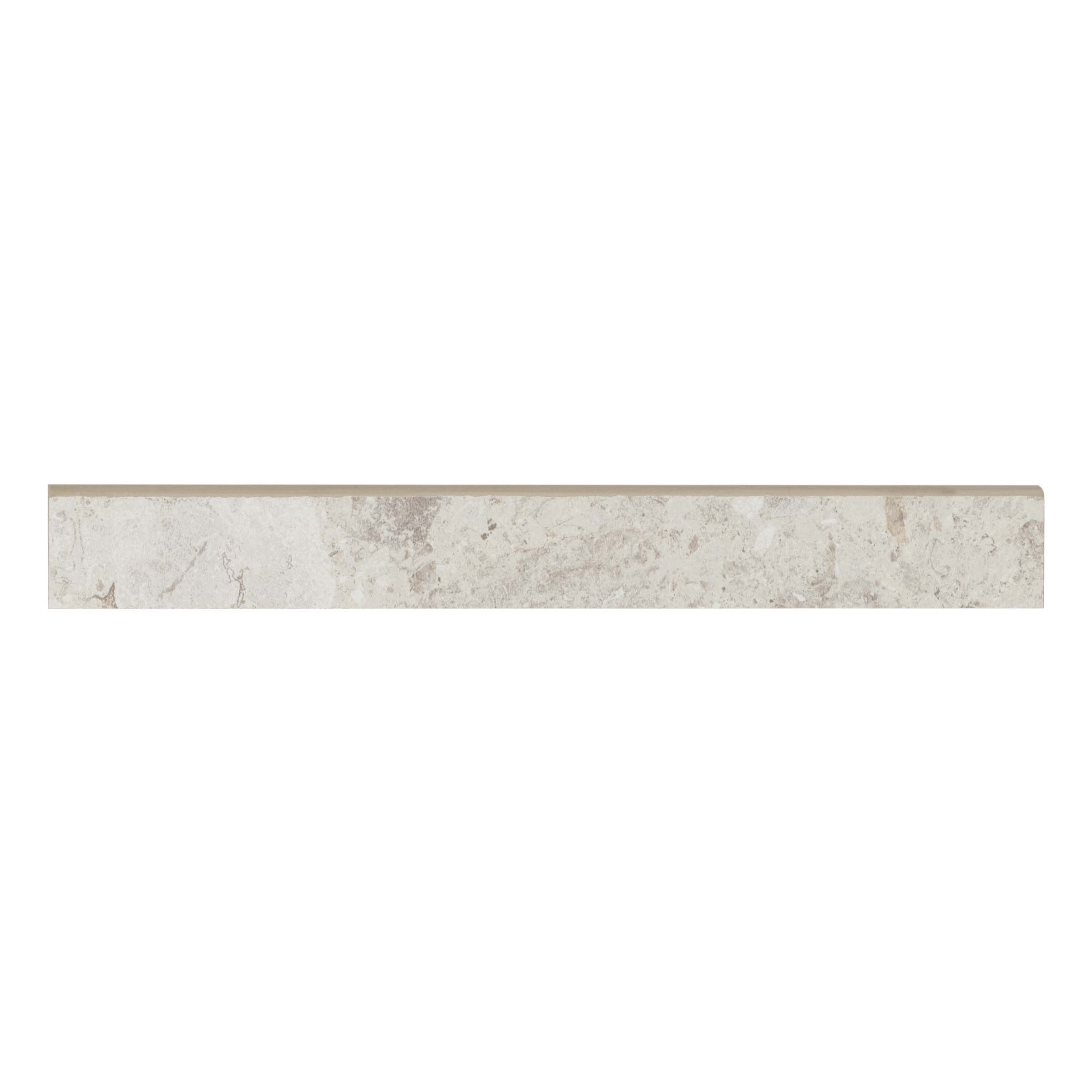 Bedrosians Frammenta 3" x 24" Trim in White | Item Code FIOFRAWHI324BN