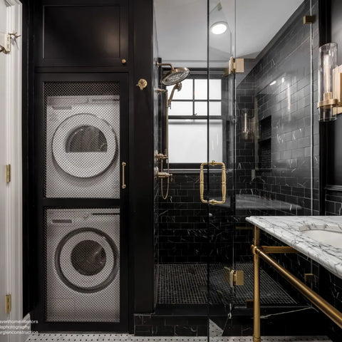 Ferrara 3" x 6" Honed Marble Tile in Nero