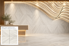 Brilliant White, Rectangle, 12X24, Polished