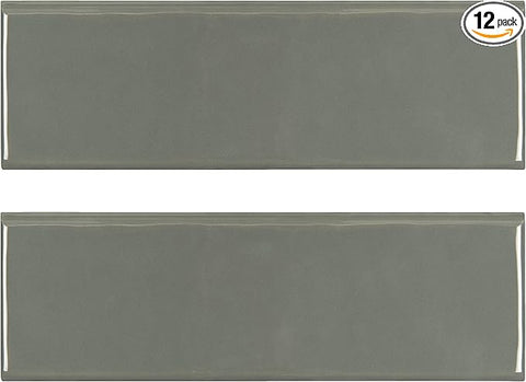 URBANO GRAPHITE  GLOSSY BULLNOSE  4X12