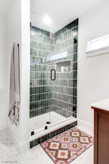 Cloé 2.5" x 8" Glossy Ceramic Tile in Green