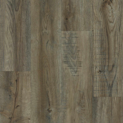 Happy Feet Stone Elegance II 7.25" x 48" 6.2mm 20 mil Stabilicor Plus (SPC) Colonial Pecan