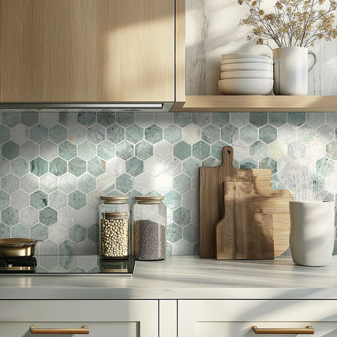 ICELANDIC GREEN 2" HEXAGON