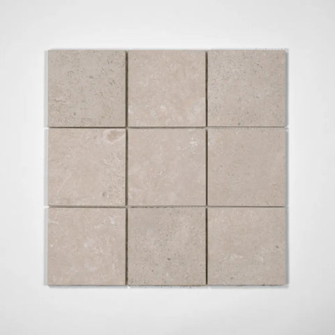 Ikonite 4" x 4" Honed Porcelain Mosaic in Light