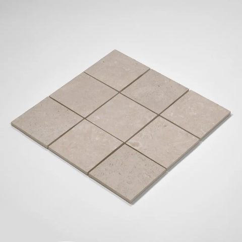 Ikonite 4" x 4" Honed Porcelain Mosaic in Light