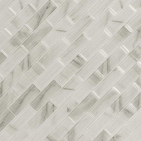 IVORY AMBER BEVELED SUBWAY