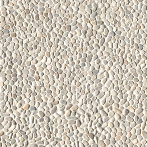 IVORY WHITE MINI PEBBLE TUMBLED