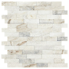 Marazzi Predella Random Linear Straight Edge, Mix - Lumen White
