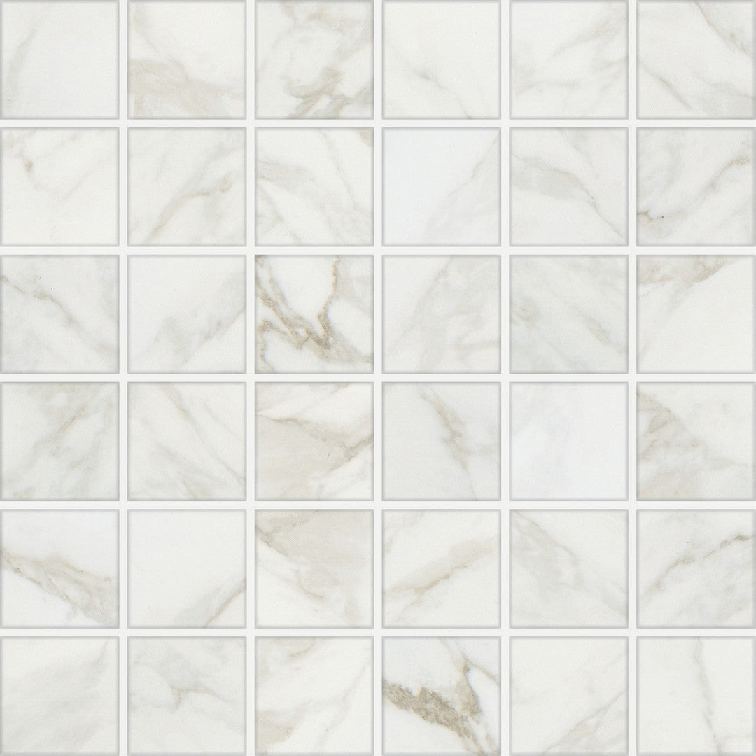 Marazzi Marble Obsession 2X2 Straight Joint, Matte - Arabescato