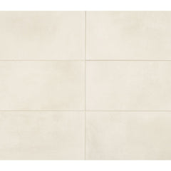Marazzi Moroccan Concrete 12X24 Rectangle, Stepwise, Matte - Off White