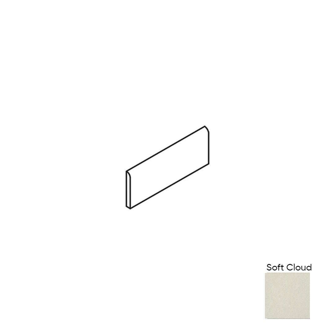 Marazzi Modern Oasis 3X12 P43C9, Bullnose, Matte - Soft Cloud