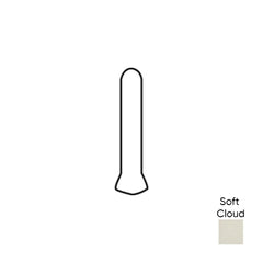 Marazzi Modern Oasis 1X6 PC36C9, Cove Base Outcorner, Matte - Soft Cloud