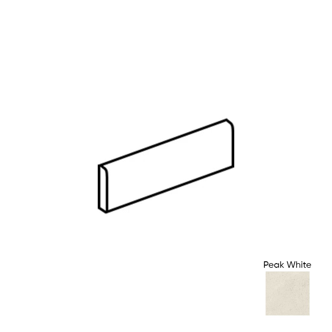 Marazzi Modern Formation 3X24 P43F9, Bullnose, Light Polished - Peak White