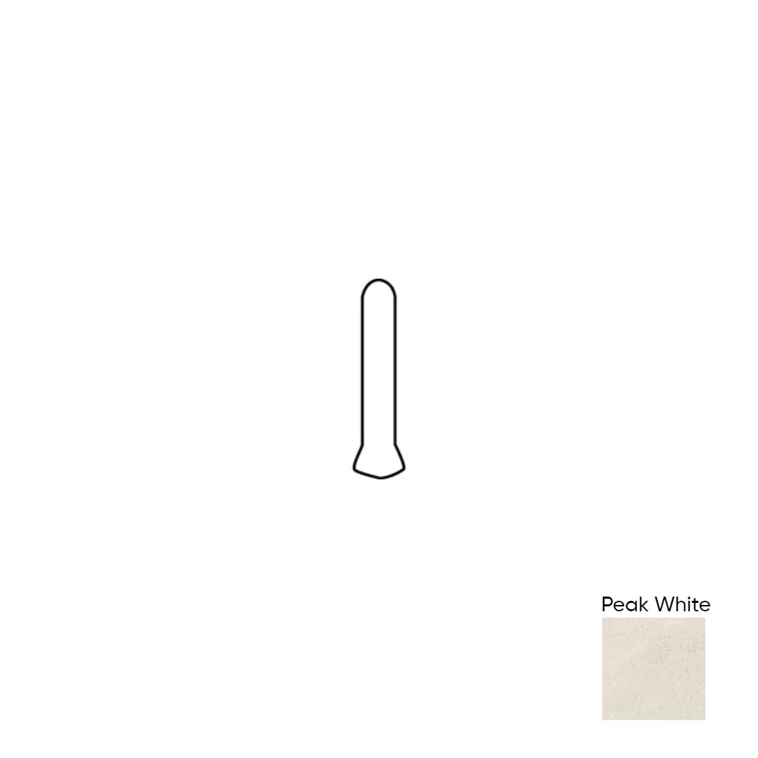 Marazzi Modern Formation 1X6 PC36C9, Cove Base Outcorner, Matte - Peak White