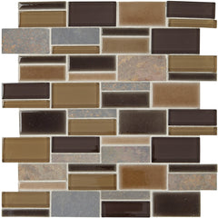 Marazzi MidPark Mosaics 3 Rectangle Random, Matte