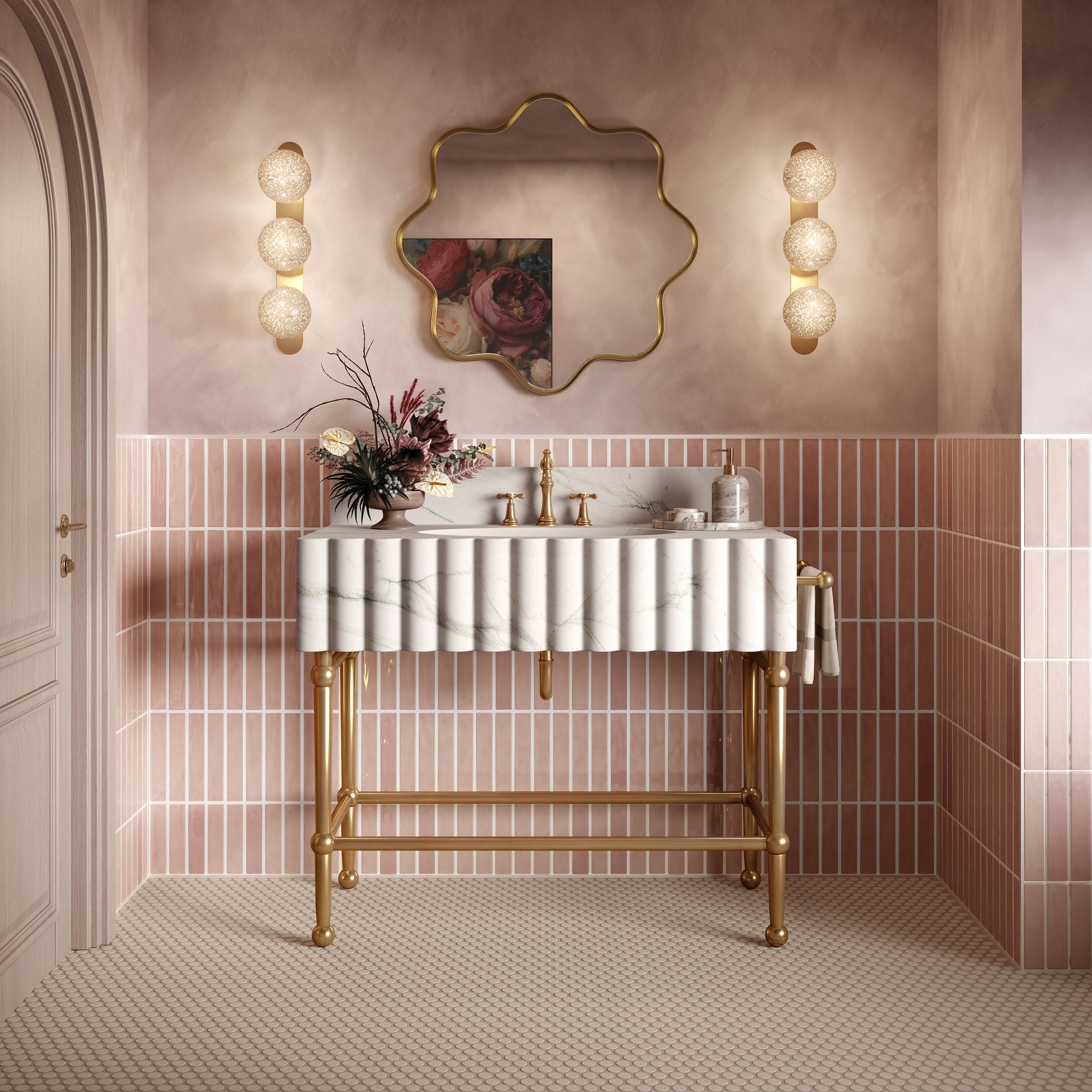 Marazzi Artistic Reflections Matte Rain, Hexagon, 3X3, Matte | SKU AE09HEX33MT
