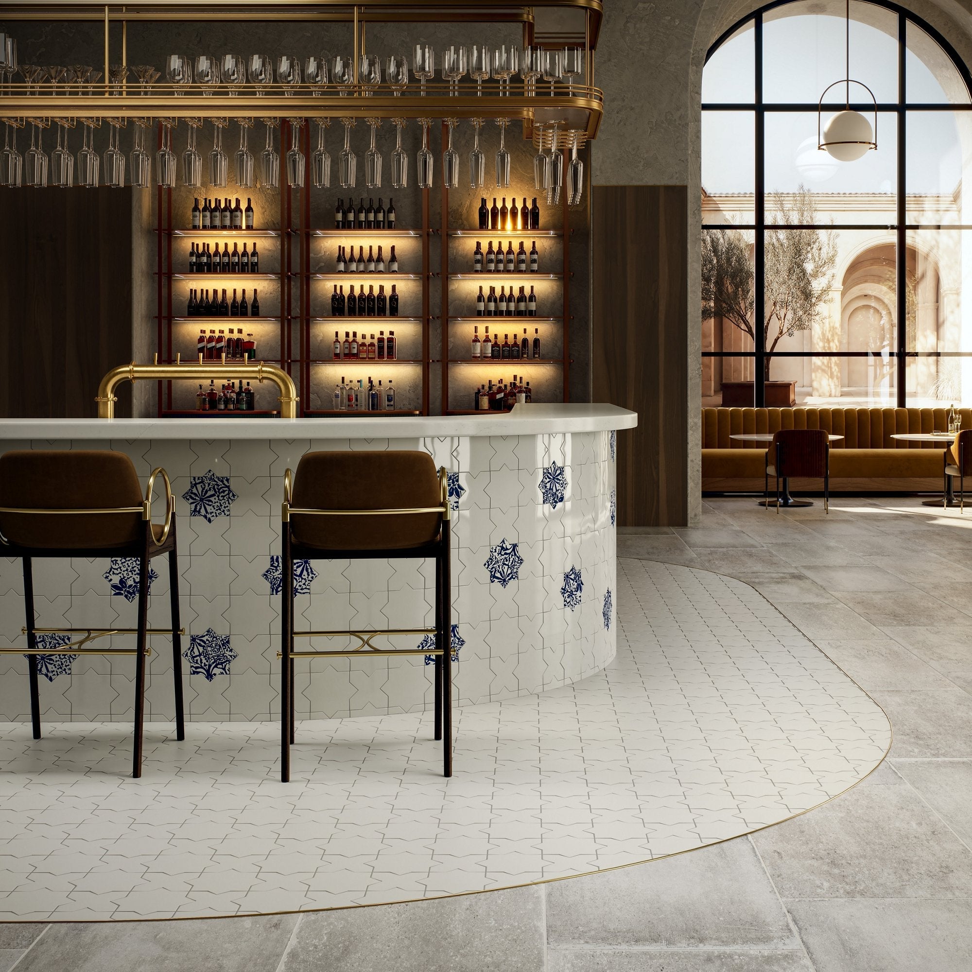 Marazzi Constellaire Orion, Star, Handcrafted, 8X8, Matte | SKU CE60STR88HDCMT