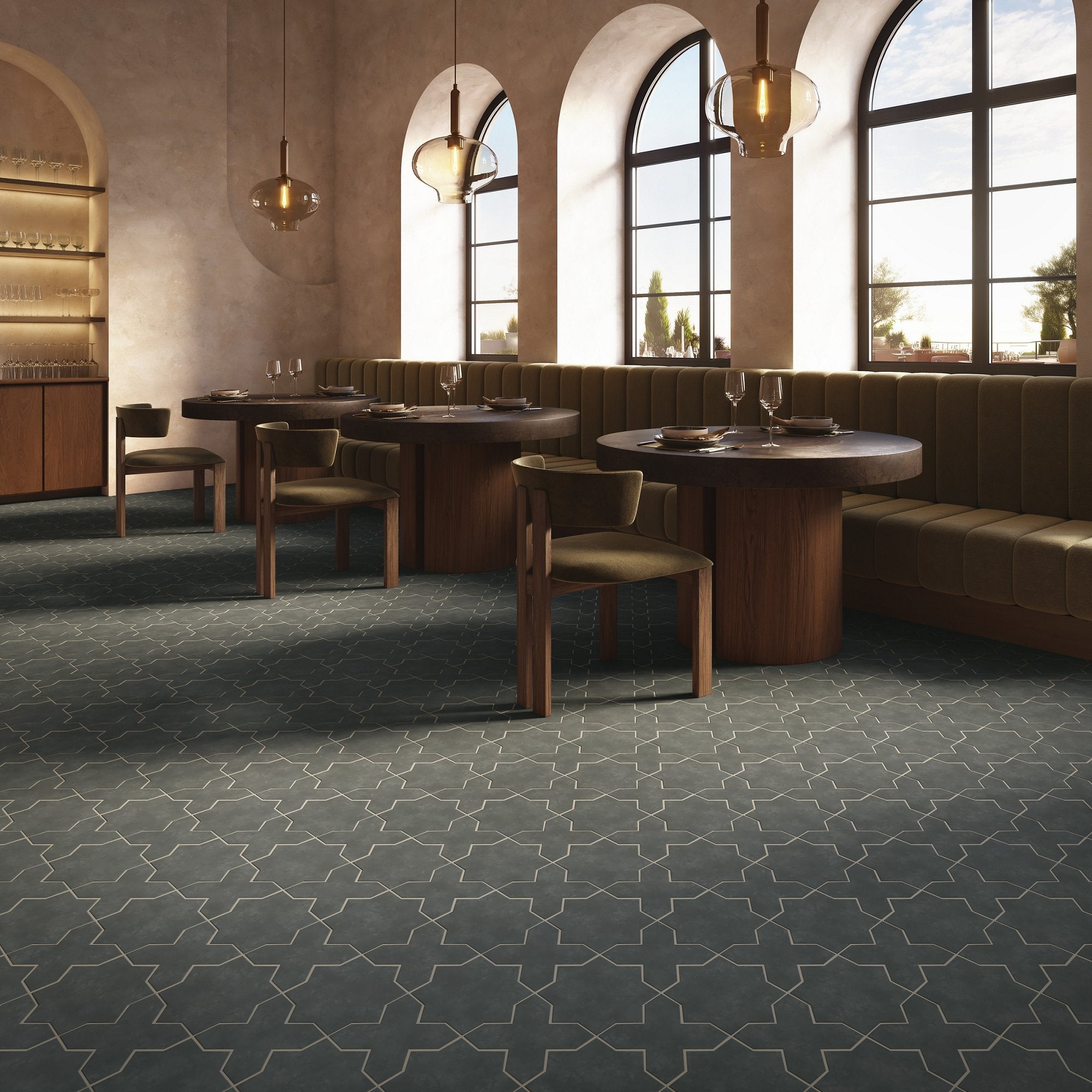 Marazzi Constellaire Orion, Star, Handcrafted, 8X8, Matte | SKU CE60STR88HDCMT