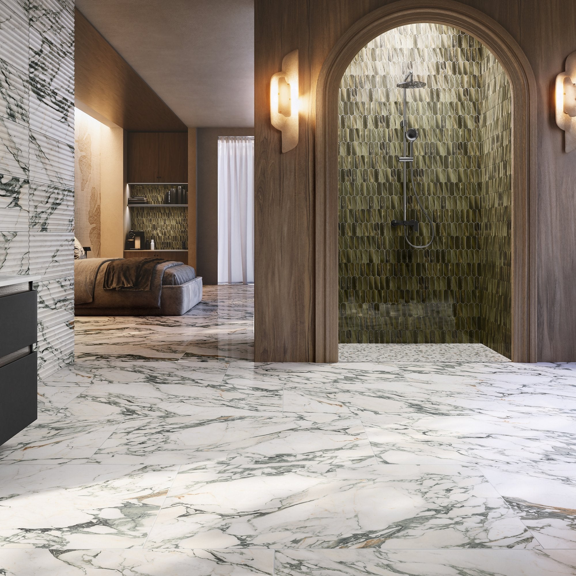Marazzi Editorial Emerald Cavalli, Square, 24X24, Matte | SKU ED74SQU2424MT
