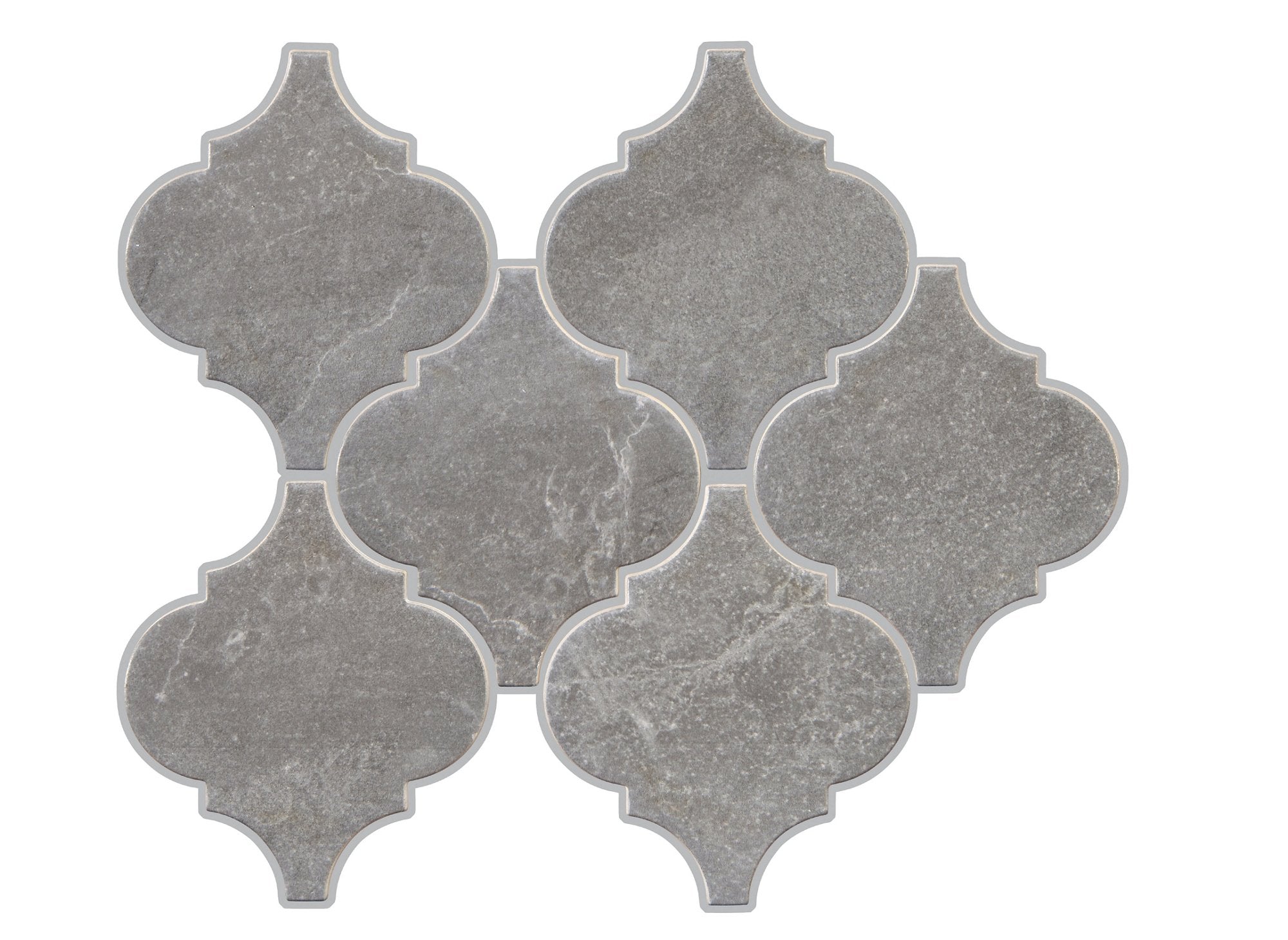 Marazzi Marble Obsession Grigio, Arabesque, 6, Matte | SKU MB226ARAB1P2