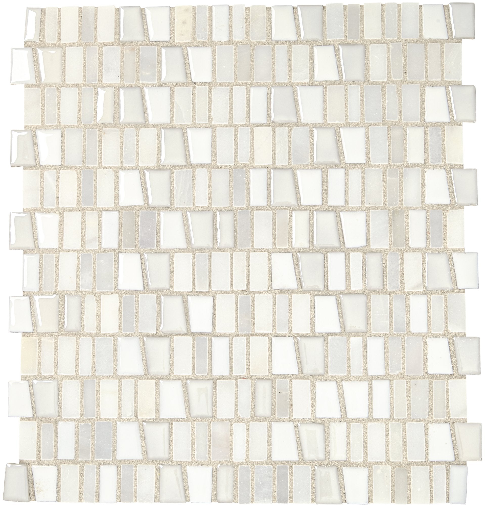 Marazzi Midpark Mosaics Cloud, Trapezoid Random, 1, Matte | SKU MP071RANDMS1P