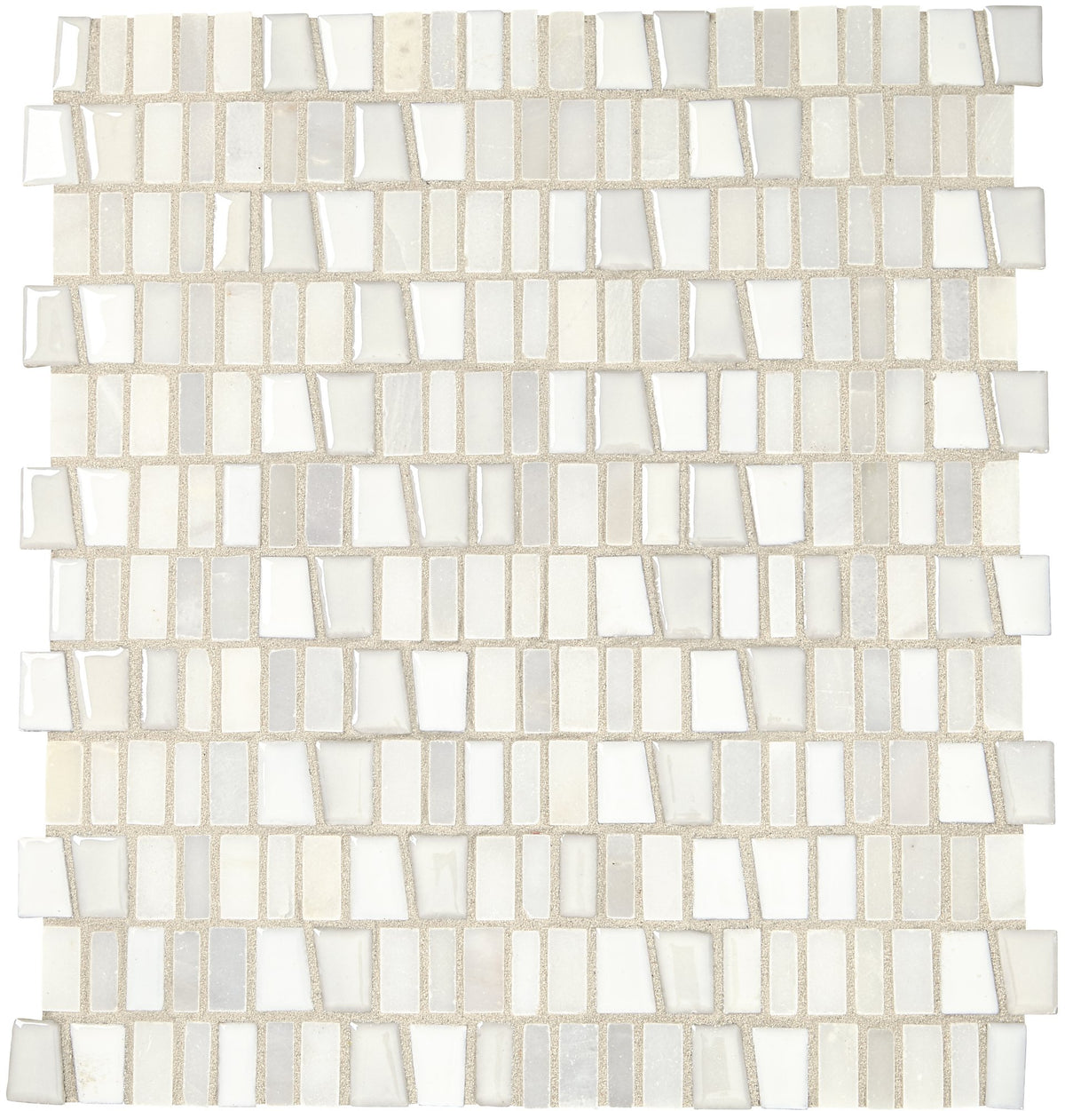 Marazzi Midpark Mosaics Cloud, Rectangle Random, 3, Matte | SKU MP073RANDMS1P