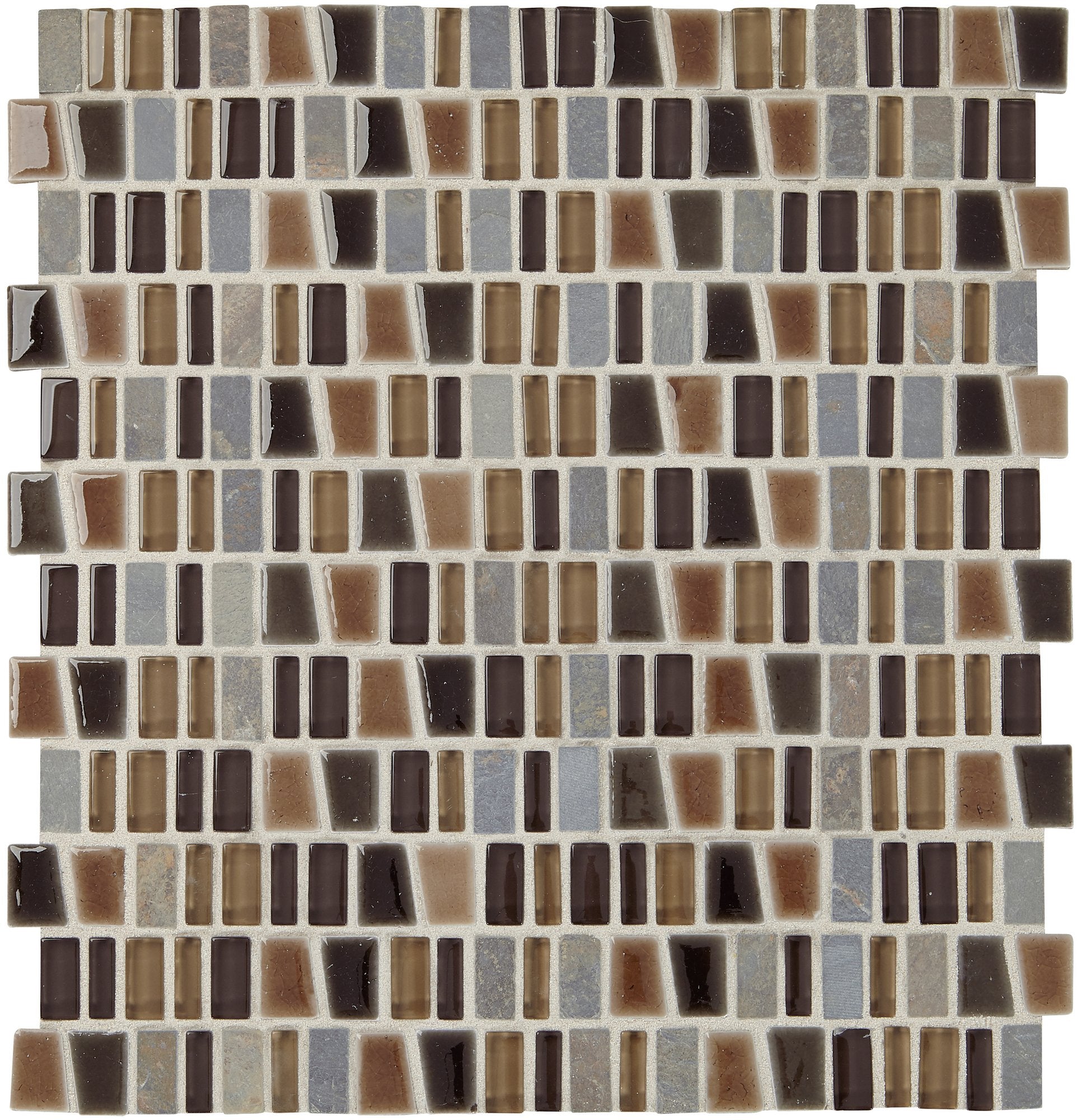 Marazzi Midpark Mosaics Bark, Rectangle Random, 3, Matte | SKU MP093RANDMS1P