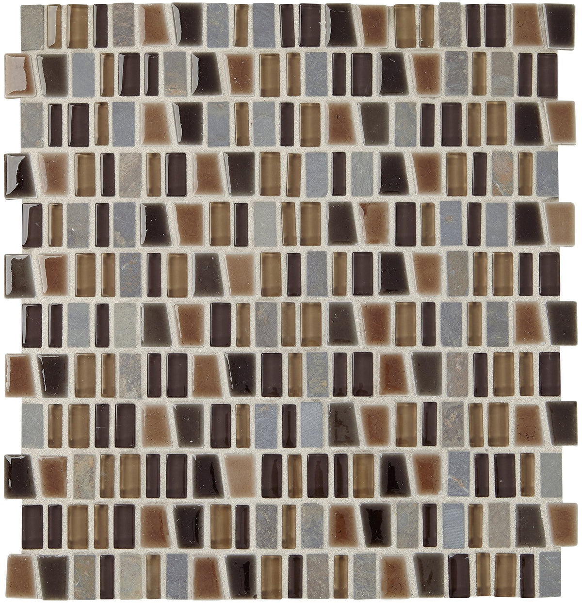 Marazzi Midpark Mosaics Bark, Rectangle Random, 3, Matte | SKU MP093RANDMS1P