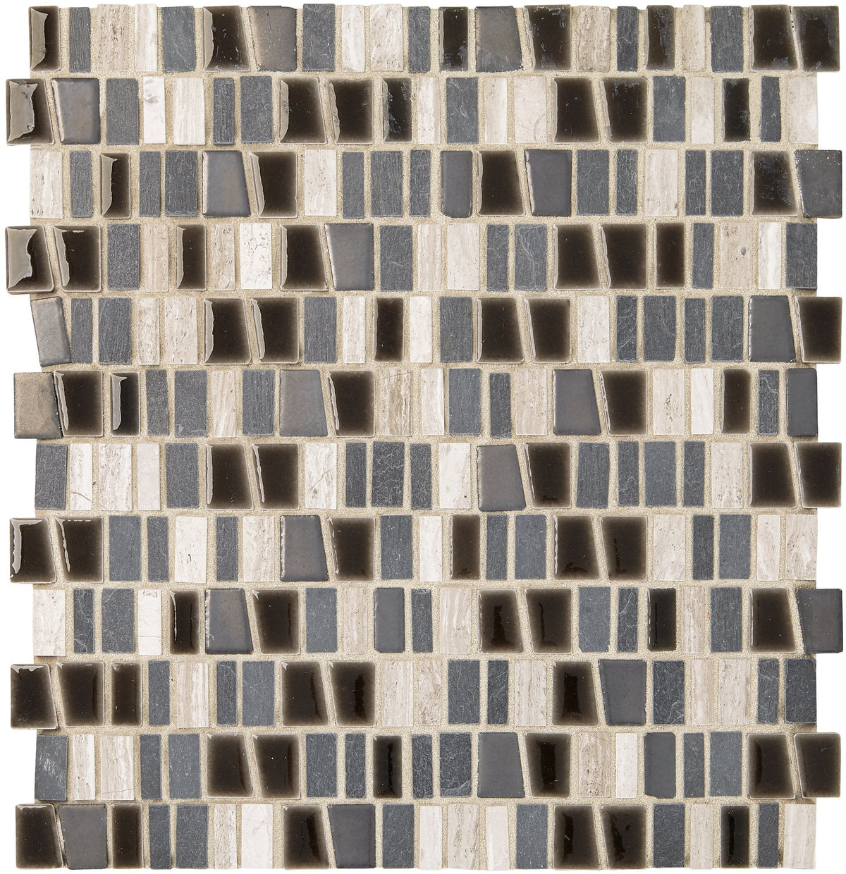 Marazzi Midpark Mosaics Shadow, Square Random, 2, Matte | SKU MP102RANDMS1P