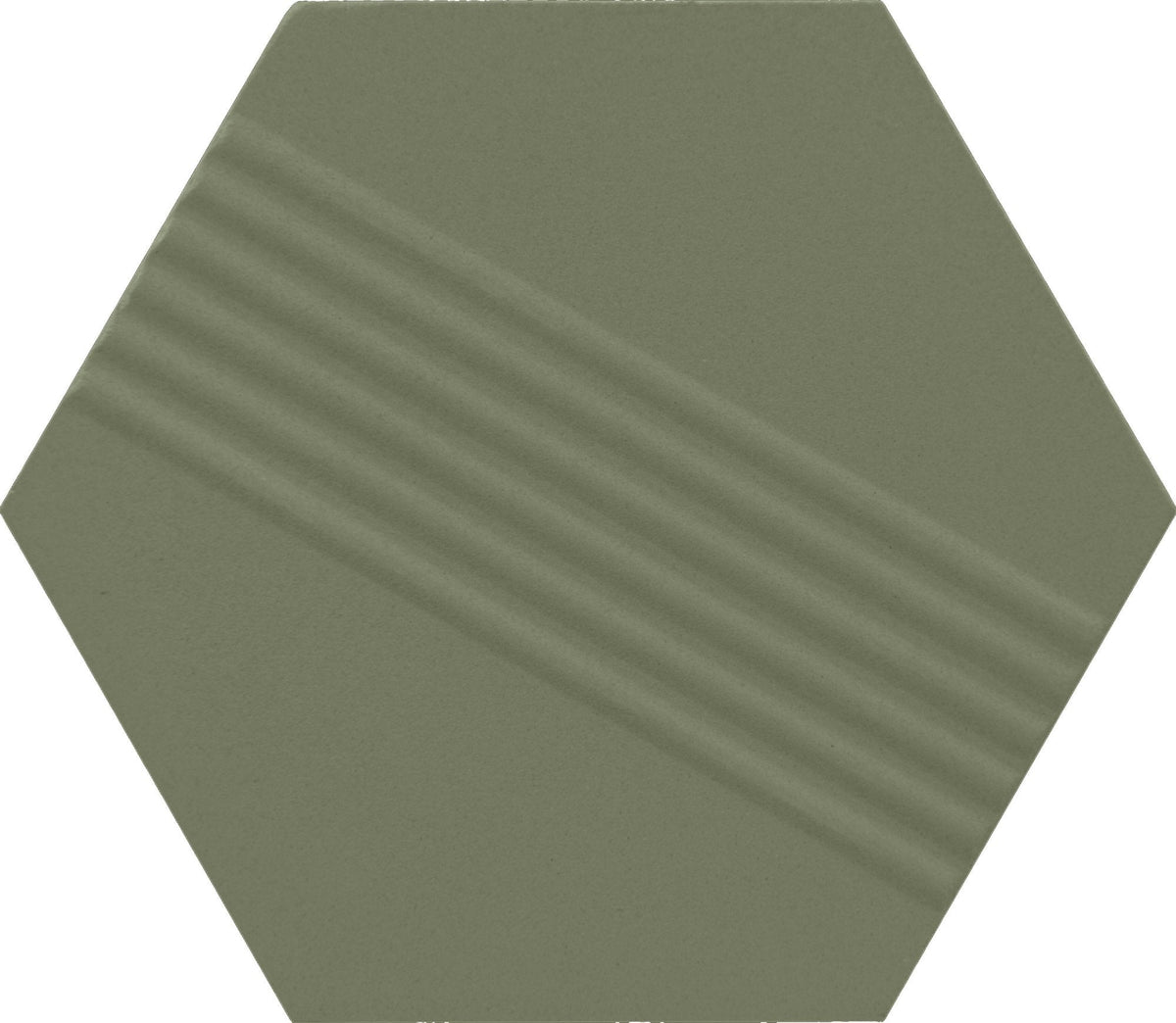 Marazzi Rhyme and Reason Artichoke, Hexagon, Ripple Mix, 4, Matte | SKU RR19HEX4MIXMT