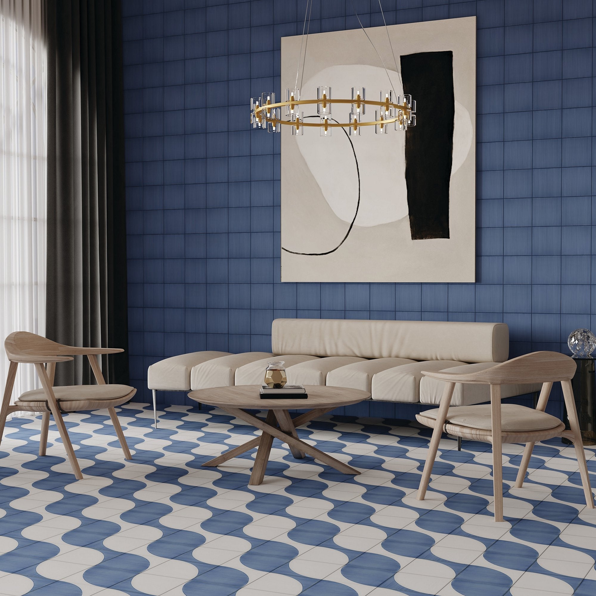 Marazzi Scenario Group 2 Nero Convex, Square, Convex, 8X8, Matte | SKU SR27881P