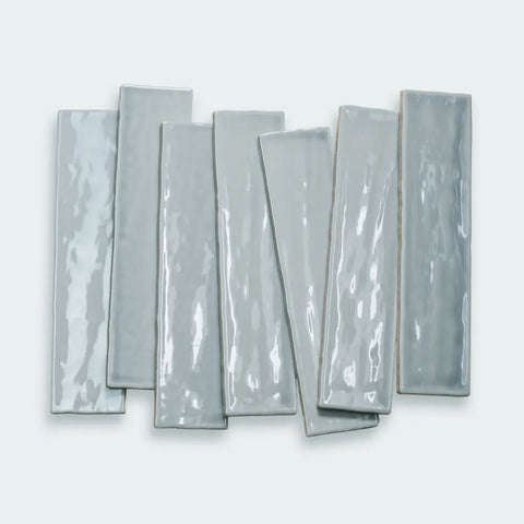 Marin 2.5" x 10" Ceramic Wall Tile in Misty Blue