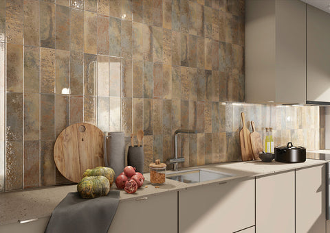 MARZA RUST 4X12 GLOSSY