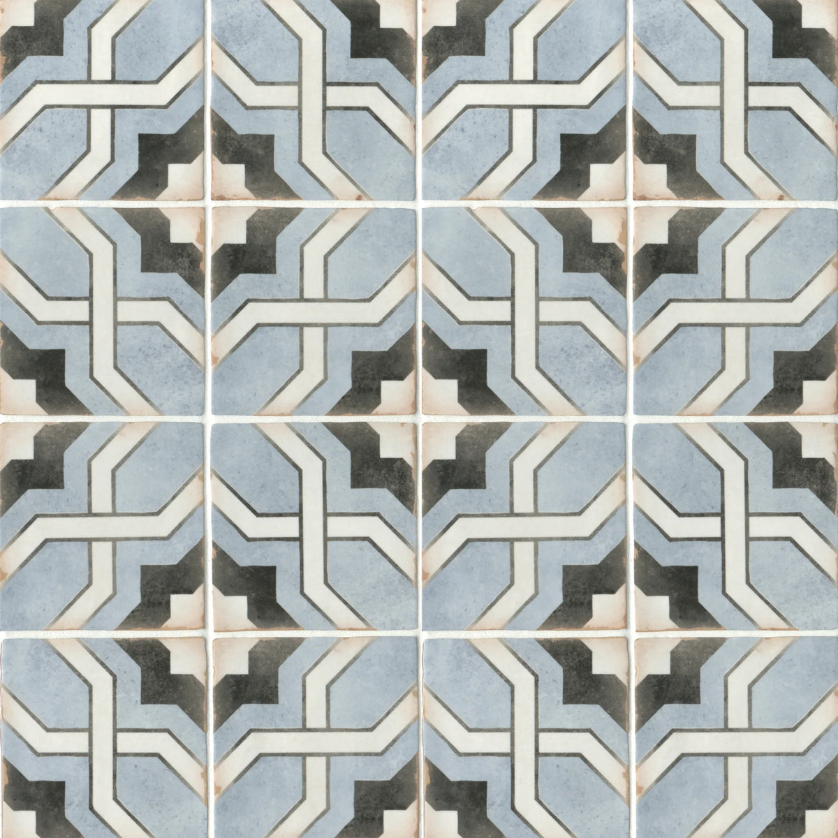 Casablanca 5" x 5" Matte Ceramic Tile in Attia