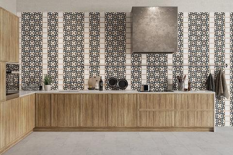Casablanca 5" x 5" Matte Ceramic Tile in Farissi