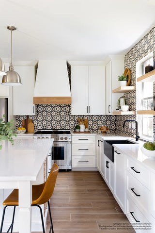 Casablanca 5" x 5" Matte Ceramic Tile in Farissi