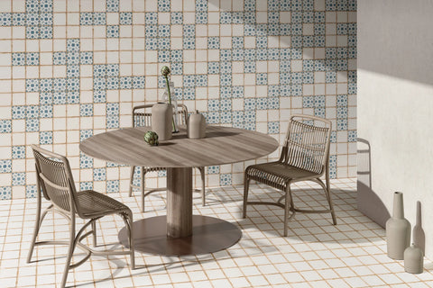 Casablanca 5" x 5" Matte Ceramic Tile in Gaza