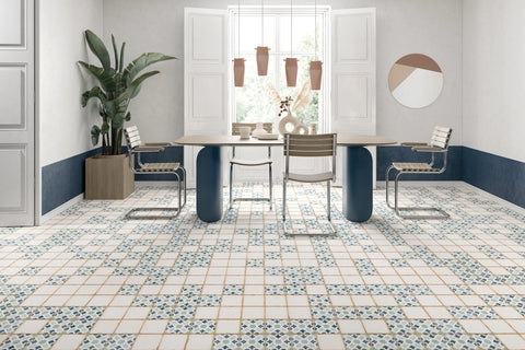 Casablanca 5" x 5" Matte Ceramic Tile in Kenzi