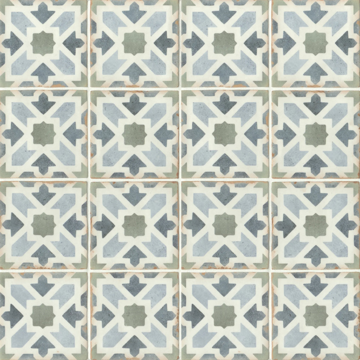 Casablanca 5" x 5" Matte Ceramic Tile in Kenzi