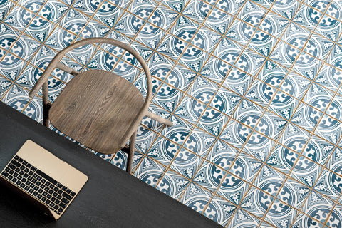Casablanca 5" x 5" Matte Ceramic Tile in Anfa