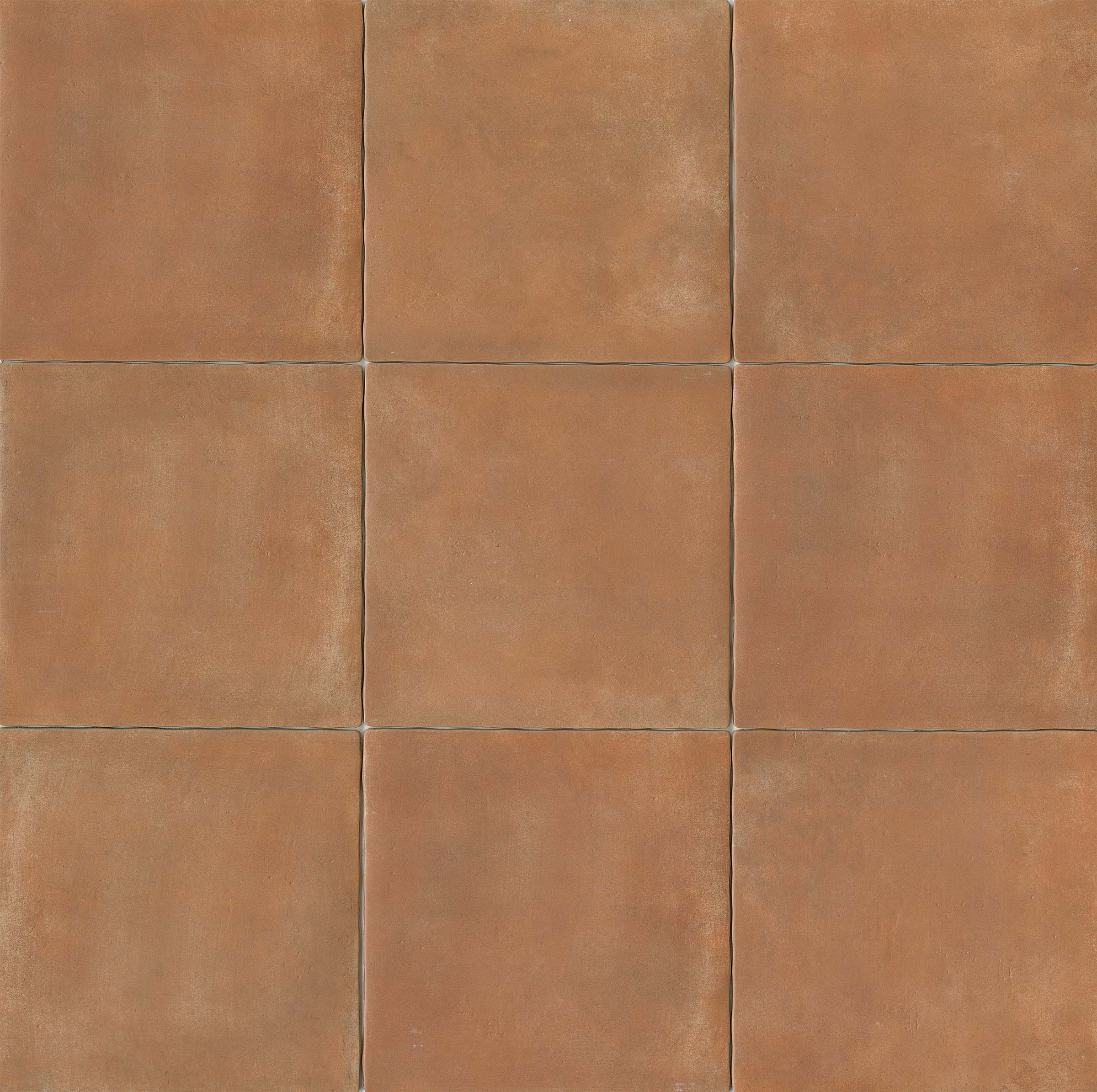 Bedrosians Cotto Nature 14" x 14" Matte Floor & Wall Tile in Siena | Item Code NATCOTSIE1414M