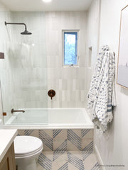 Bedrosians Makoto Shoji White Matte Ceramic Wall Tile (2.5x10) - Japanese-Inspired Subway Tile | Item Code DECMAKSHW2510M