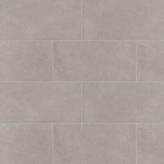 Bedrosians Materika 12" x 24" Matte Porcelain Floor and Wall Tile in Greige | Item Code NORMATGRE1224