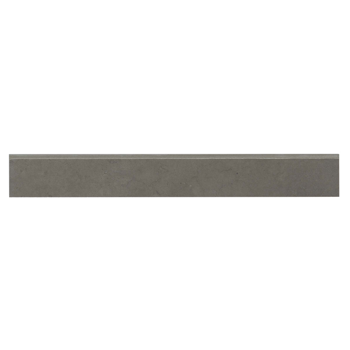 Bedrosians Materika 3" x 24" Matte Porcelain Bullnose Trim in Mud | Item Code NORMATMUD3X24BN